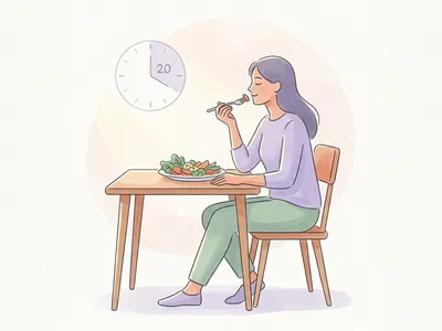 Mastigação e saciedade: por que comer devagar importa