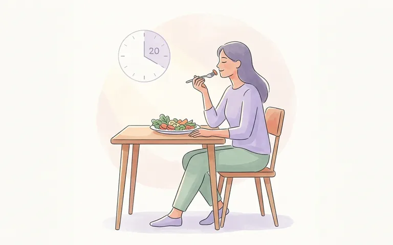 Mastigação e saciedade: por que comer devagar importa
