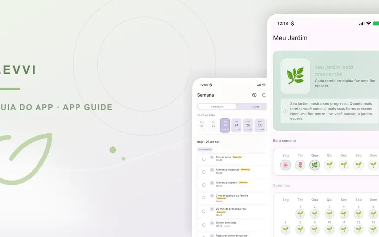 Real Levvi garden and weekly tasks / Jardim e tarefas semanais reais no Levvi